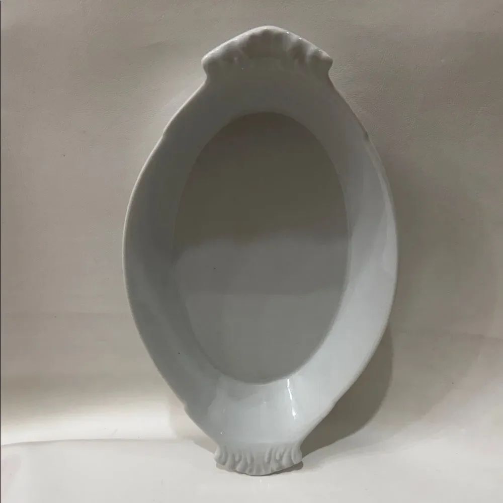 BIA Cordon Bleu 13 In Classic White 24 Oz Porcelain Oval Cooking Serving Dish